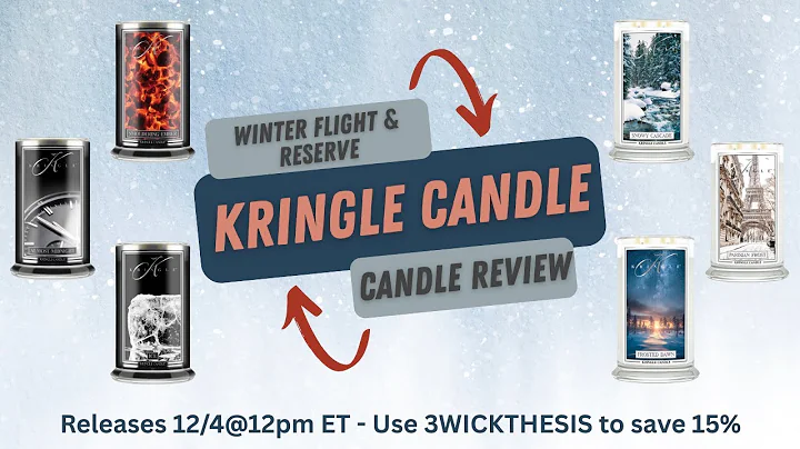 🔥 Lit Review | Kringle Candle NEW December 2025 Release ❄️ Reserve + Winter Flight Collection Review
