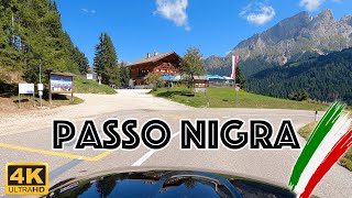 🇮🇹 Passo Nigra - Nigerpass: driving calm road with astonishing views in Italy