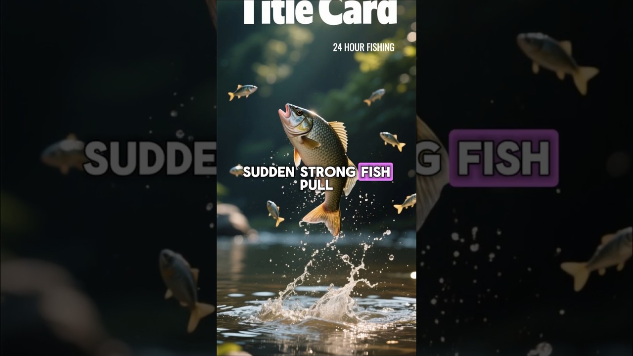 🎯 How to Handle a Strong Fish Pull – Don’t Fight the Rod!