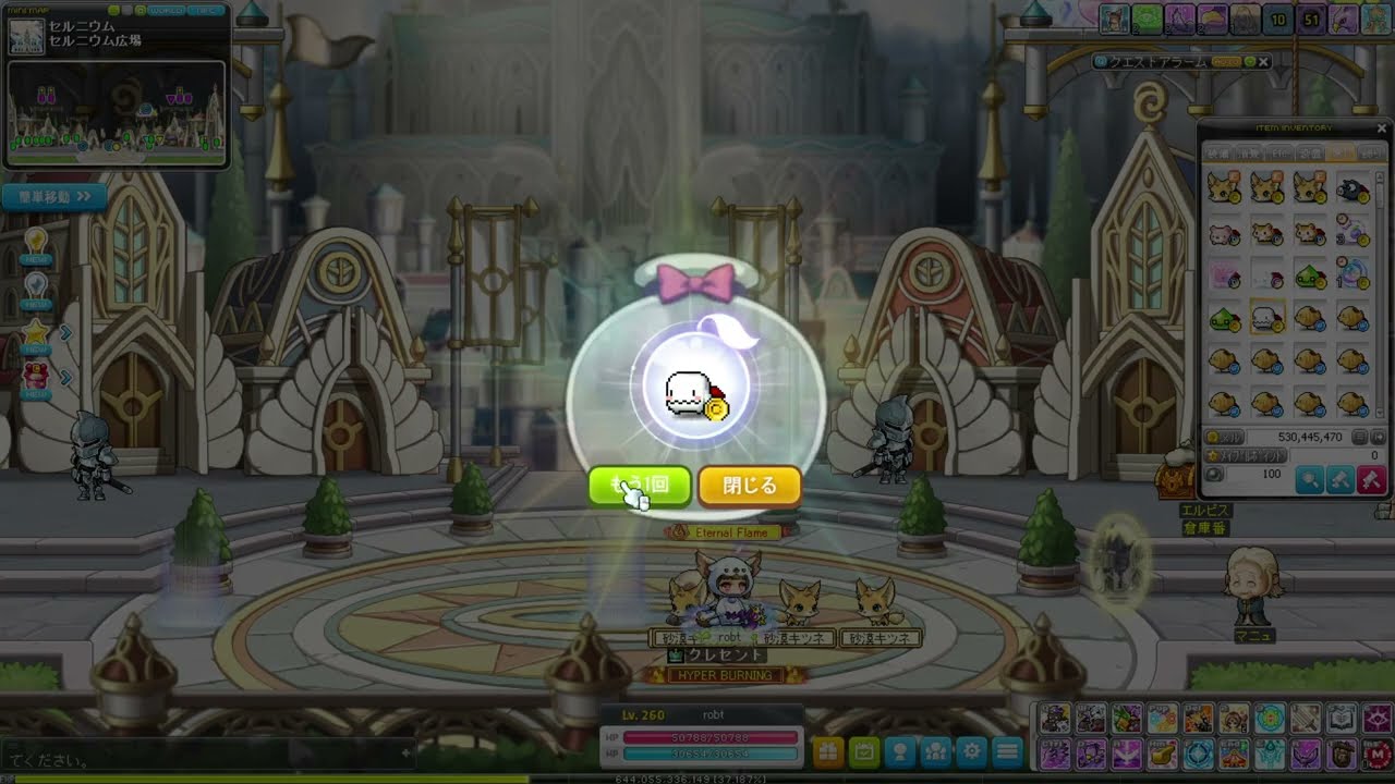 メイプルストーリー ワンダーベリーペットガチャを出るまで回してみた 磁石ペットチャレンジ (JMS vac pet wonderberry)