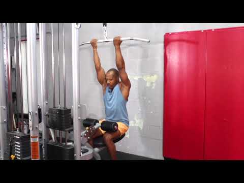 HOW TO DO SUPINATED GRIP SEATED LAT PULLDOWN WITH 2 -3 SECONDS STATIC HOLDS
