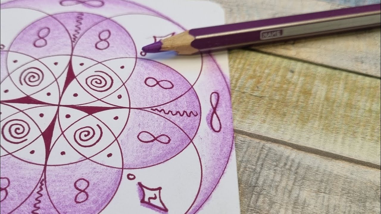 Draw With Me | Sacred Geometry Mandala Timelapse