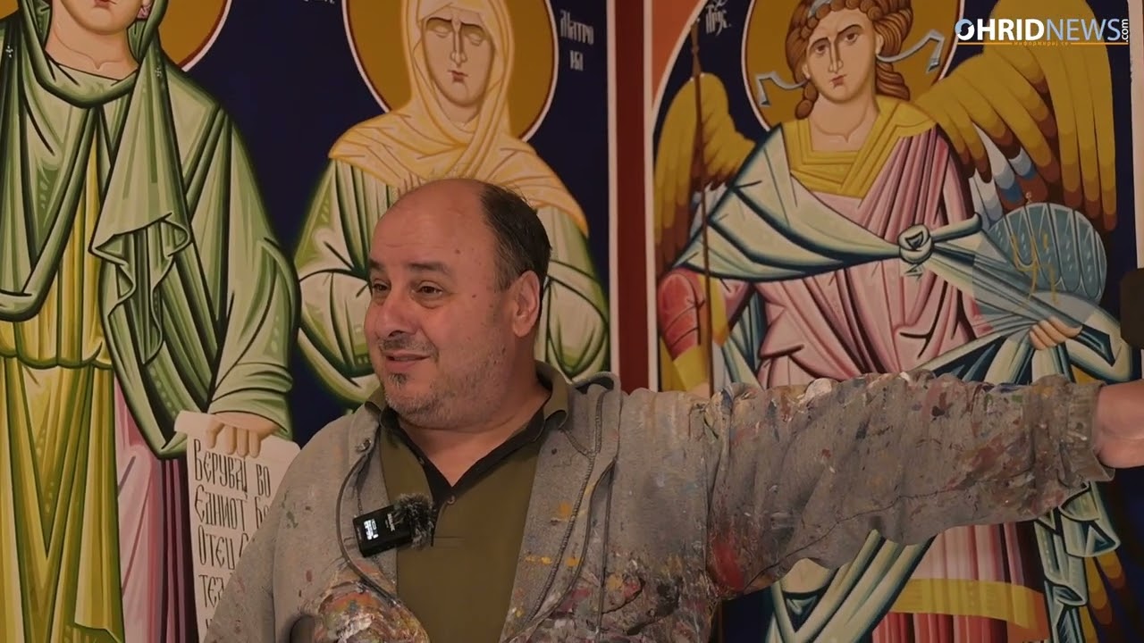 Фрескоживописана Црквата Св. Јон Владимир - Подгорци