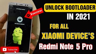 How to Unlock Bootloader In Redmi Note 5 pro 2021 And All Xiaomi devices