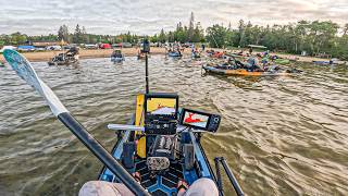 Fishing Against 22 Kayak Anglers (Winner Gets $1250)