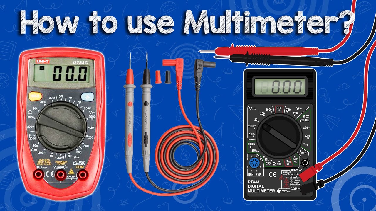 How to use Digital Multimeter in Urdu/Hindi Multimeter in Hindi YouTube