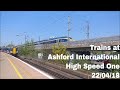 Trains at Ashford International, HS1 | 22/04/18