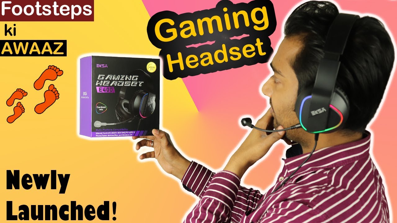 EKSA E400 RGB Gaming Headphone Unboxing & Detailed Review Best