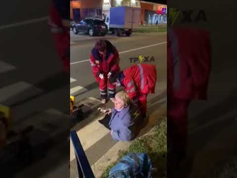 На пешеходном переходе сбили женщину. Водитель скрылся. ДТП в Харькове