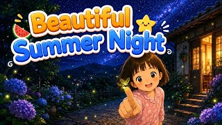 Beautiful Summer Night ✨🌙 | A Magical Firefly Evening