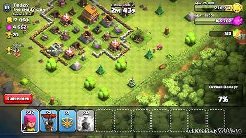Mobizen recording clash of clans
