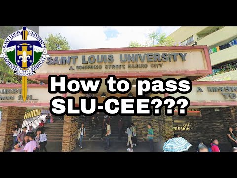 Tips on how to pass SLU-CEE??? | Saint Louis University Baguio