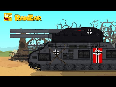 Landkreuzer P. 1000G "Ratte Gepanzert" Cartoons about tanks