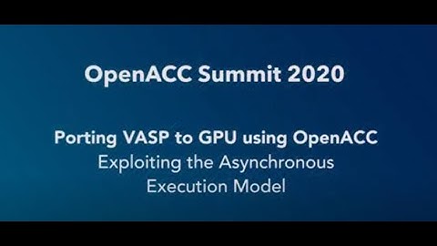 Porting VASP to GPU Using OpenACC