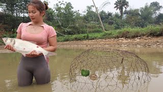 Junni Living On The Farm. Catch Fish In Muddy Pond. Good Cooking. Living Alone \ Junni