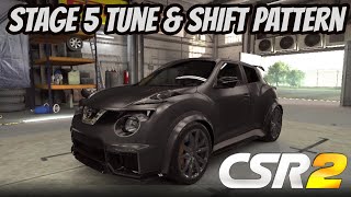 CSR2 | Nissan Juke-R 2.0 | Stage 5 Tune  & Shift Pattern | Prestige Car Season 107