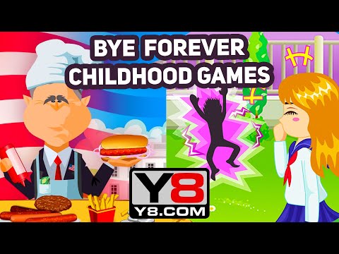 GOODBYE FLASH GAMES? Playing old Y8 Games! Nostalgeek Episode 2