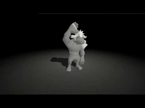 Orc Character Rigging Test With Addons