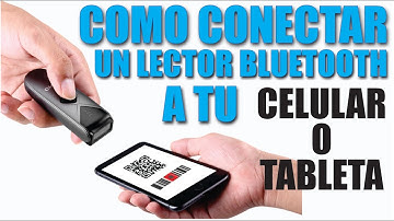 Como conectar un Lector de Codigo de Barras Bluetooth a tus dispositivos Punto de Venta