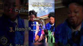 Bringing Random Things at School #funny #Random things at School #ranking #Giggle_gridtrend