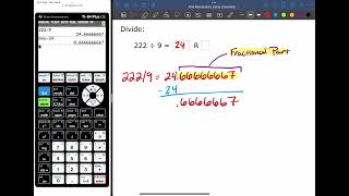 IXL Skill (XHZ) - Find remainder using calculator