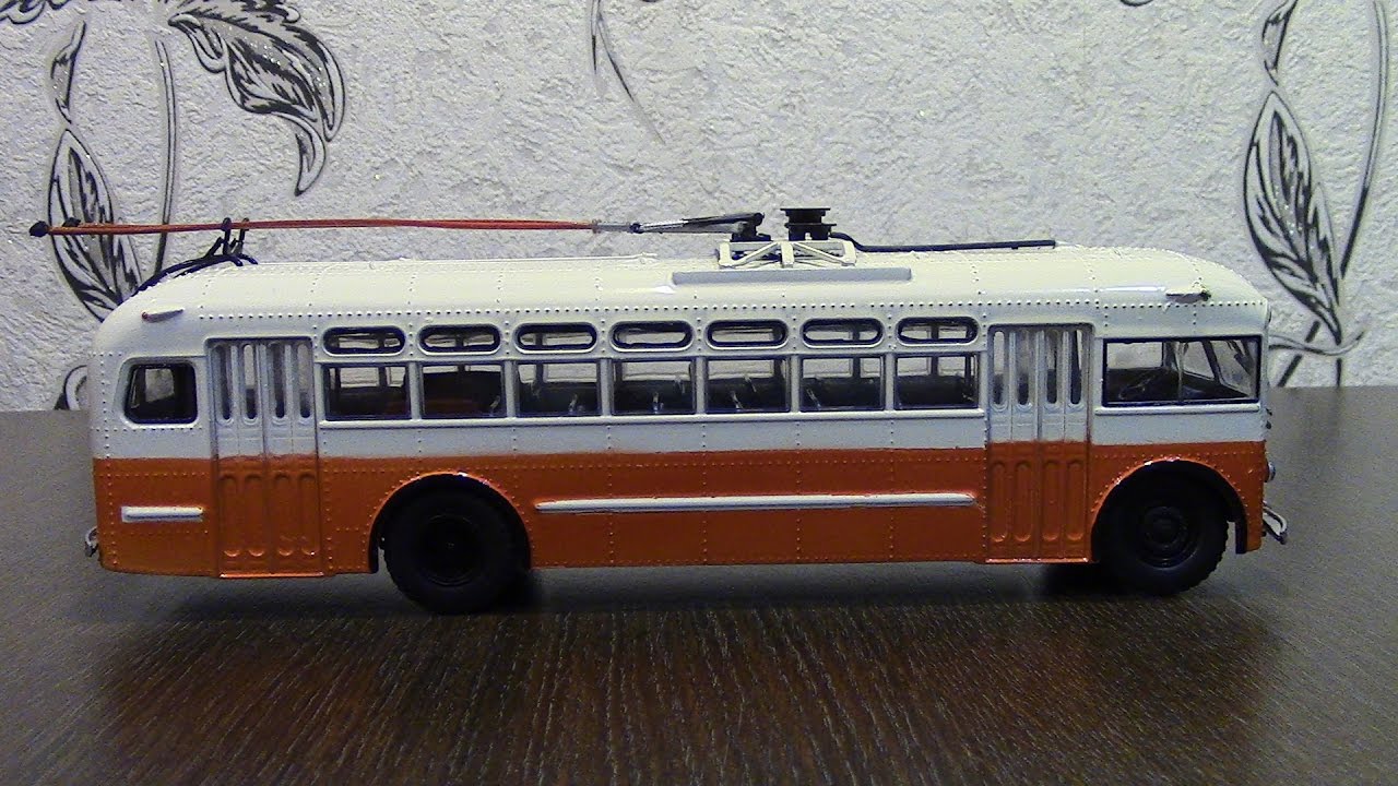 Итог сборки модели троллейбуса МТБ 82 SSM