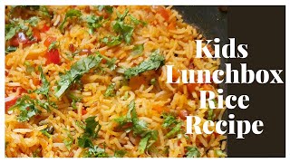 Easy Lunch box recipe || Kids Lunch Box Recipe || Carrot Capsicum Rice