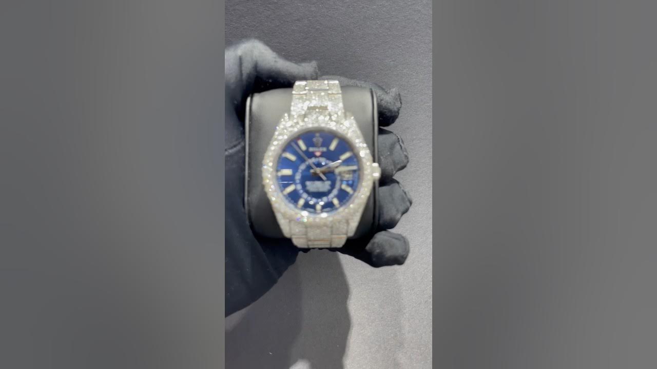 Bust Down Rolex VVS Sky Dweller💎🏝️ shorts rdpjewelry YouTube