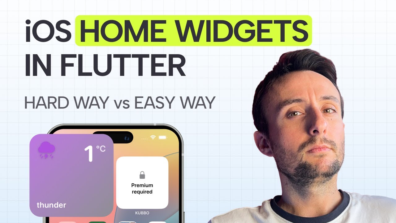 How to Build iOS Home Widgets in Flutter (and how I automated it ...