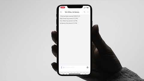 GRH Comms   iPECS ONE iOS  Using the Chat Functionality