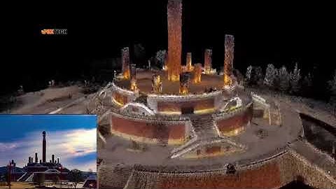 SLAM100 Point Cloud Animation | Handheld LiDAR