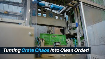 Automated Crate Unfolding and Washing Machine Demo