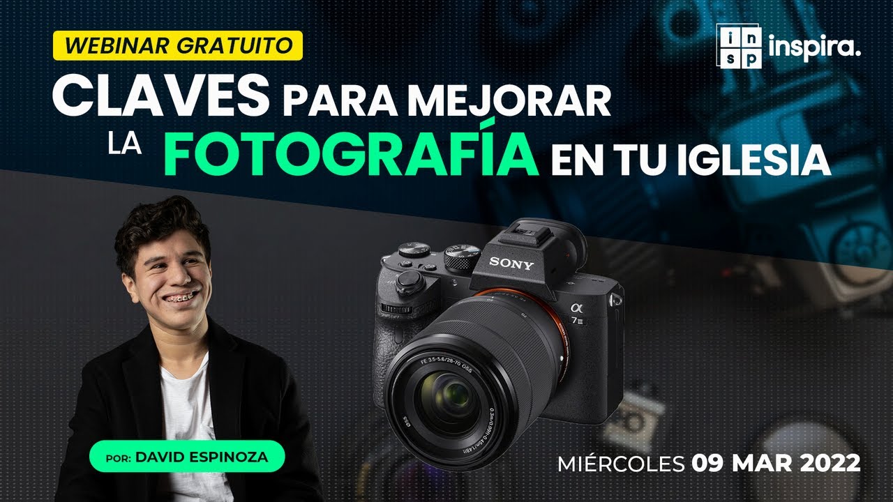 WEBINAR: Claves para mejorar la Fotografía en tu iglesia - YouTube
