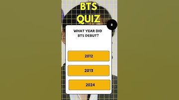 BTS QUIZ-Can You Prove You