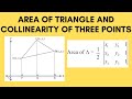 Area of Triangle using Determinants | Application of Determinants | Part 5 |
