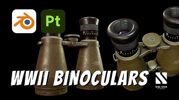 WWII Binoculars | Blender/SubstancePainter Tutorial