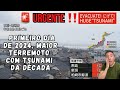 URGENTE‼️ MAIOR E MAIS FORTE TERREMOTO COM TSUNAMI DA DÉCADA ACABA DE ATINGIR O JAPÃO.
