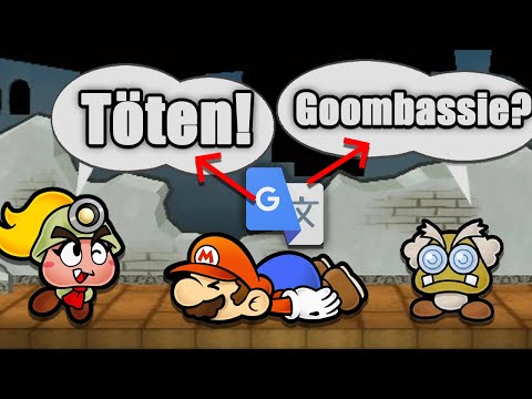 What happens when you put Paper Mario: The Thousand-Year Door through Google Translate 100 times?