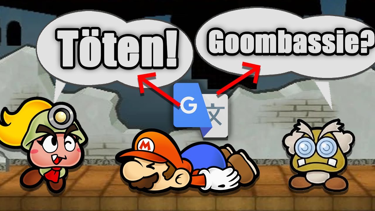 Was passiert wenn man Paper Mario die Legende vom Äonentor 100 Mal mit Google Übersetzer übersetzt?