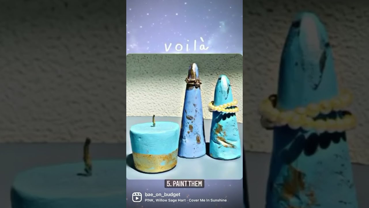 How to make DIY concrete ring cones. See it for yourself.