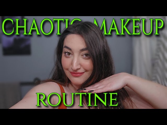 [ASMR] Lofi Chaotic Makeup Routine (fast & aggressive) 😴💄✨