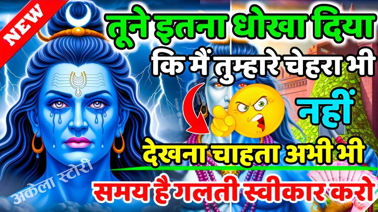 888🕉️ आज हर एक धोखा का हिसाब देना पड़ेगा वरना देख लो 💯😭 Mahadev Ji Ka Sandesh🔱 #shivshakti #mahadev