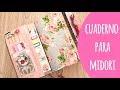 Cuaderno para traveler's Notebook, Midori o Bullet Journal. Tutorial