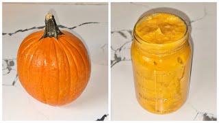 Homemade Pumpkin Puree - Pumpkin Puree From Scratch (Updated) - Ellen’s Fall Comfort Series 🎃  screenshot 1