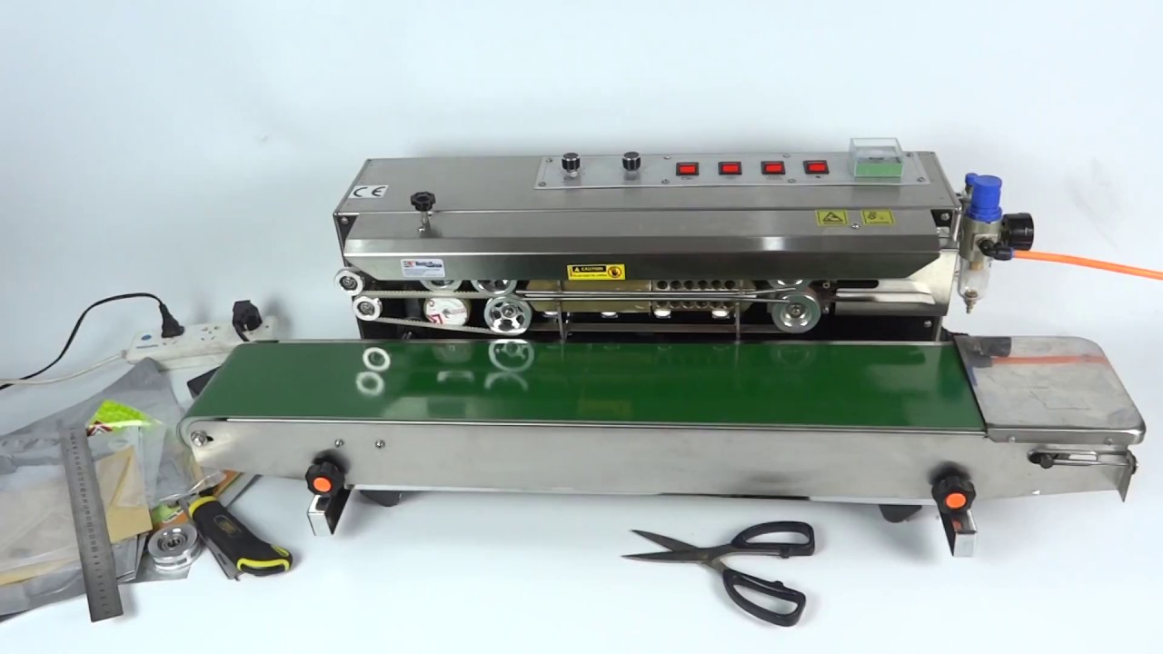 frm 980 automatic continuous inflation nitrogen film sealing machine ex band sealer biscuit packaging