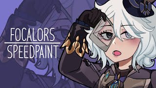 Genshin Impact Focalors Speedpaint