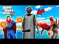 GTA 5 : DOCTOR STRANGE AND DEADPOOL KILLED GRANNY TO SAVE SPIDERMAN | PART 4