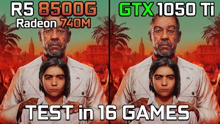 Ryzen 5 8500G vs GTX 1050 Ti - Test in 16 Games