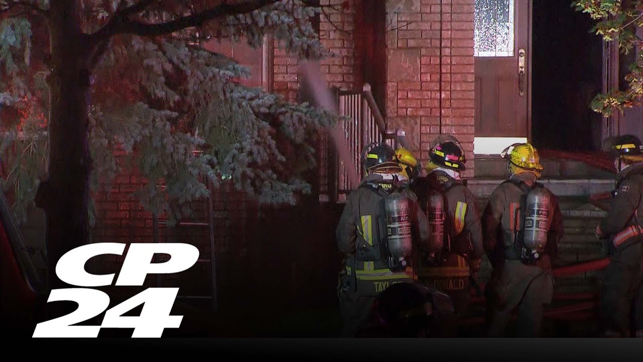 Two people sent to hospital after large house fire breaks out in ...