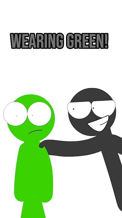 HE’S NOT WEARING GREEN! (Animation Meme) #animation #memes | Original audio: ​⁠@Lilcumtism